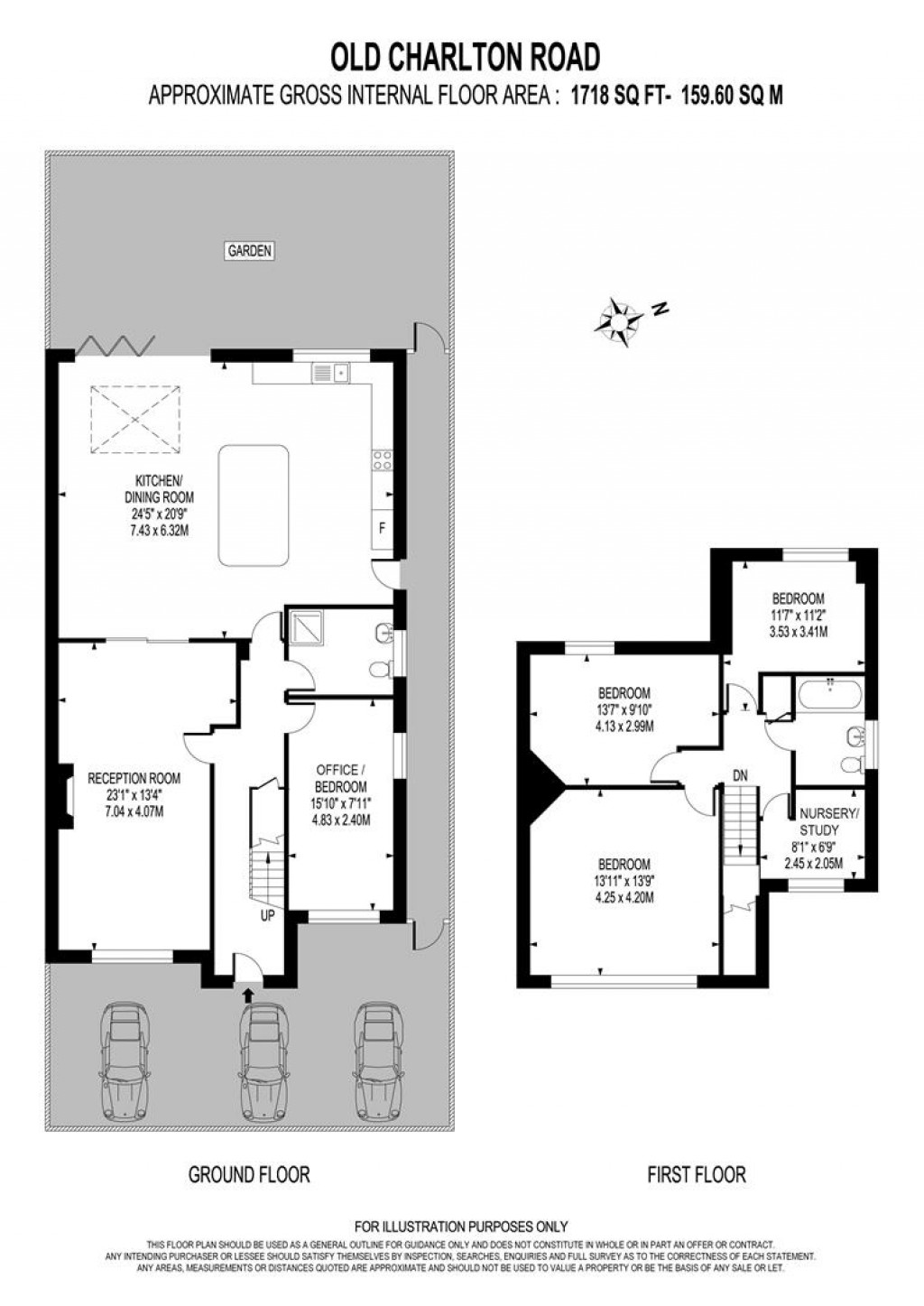 Floorplans For Old Charlton Road, Shepperton