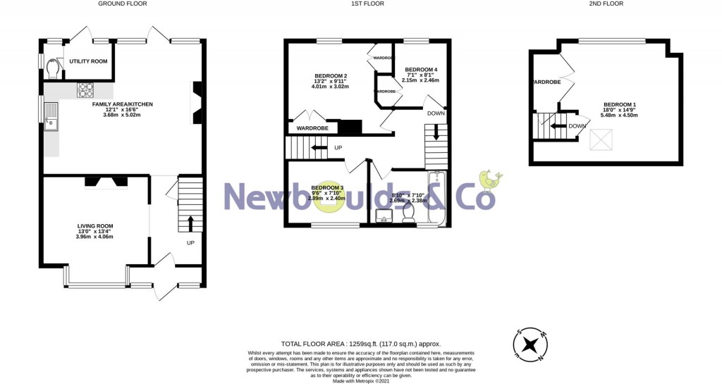 Floorplans For Laleham Road, Shepperton