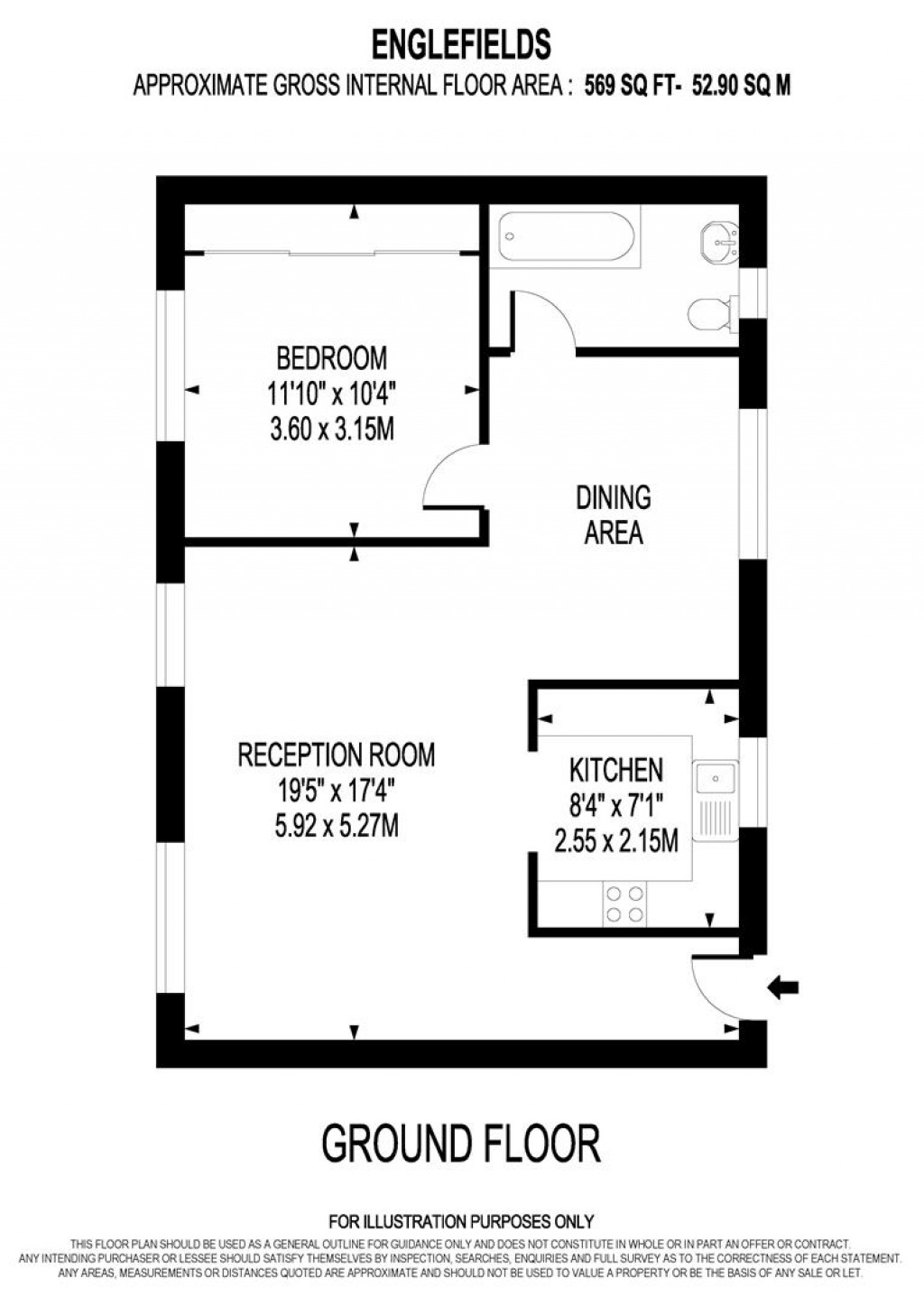 Floorplans For Lime Crescent, Sunbury-On-Thames